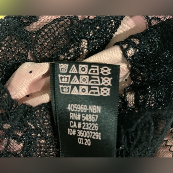 Excellent Condition, Victoria's Secret, Pink & Black Slip Dress, Size Medium - Picture 9 of 12
